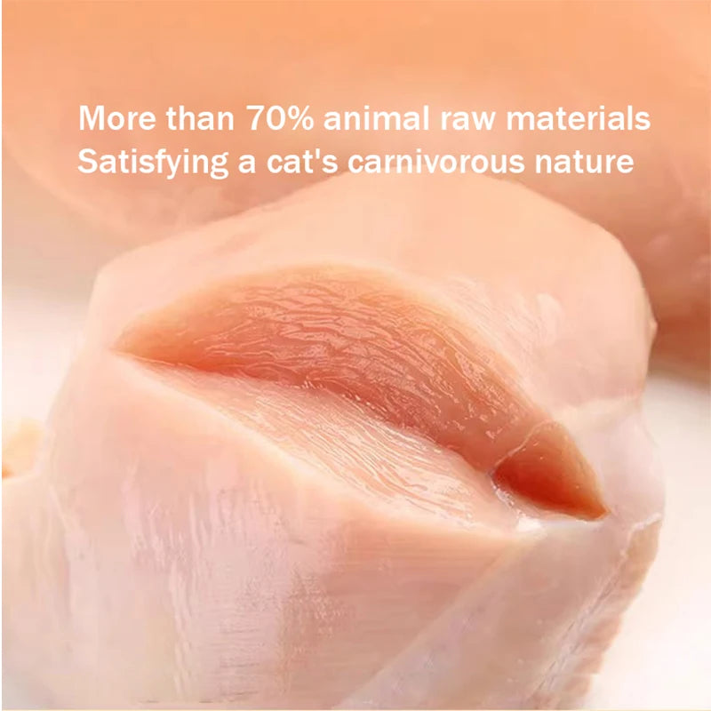 Small frozen double-layer freeze-dried chicken liver