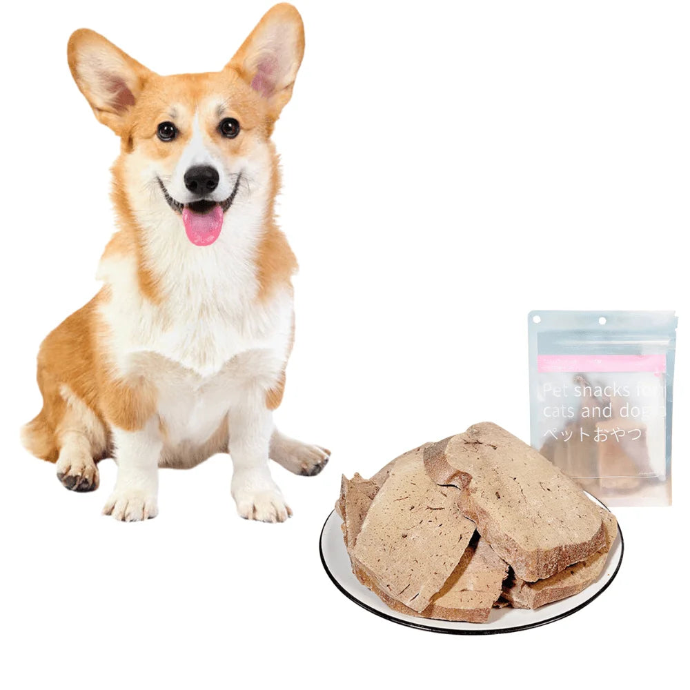 7.05oz/14.11oz(200g/400g) Beef Liver Slice, All Natural