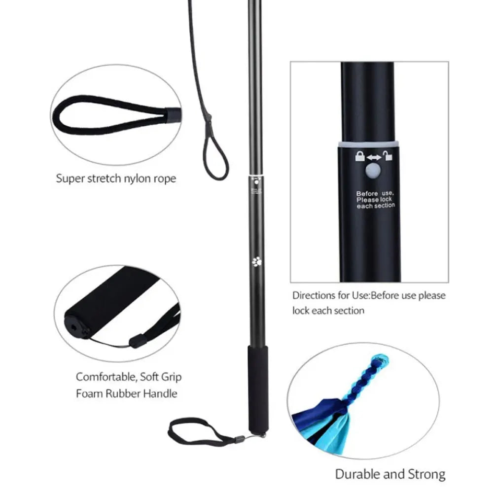 Dogs Flirt Lure Pole Stick Toys Pet Interactive