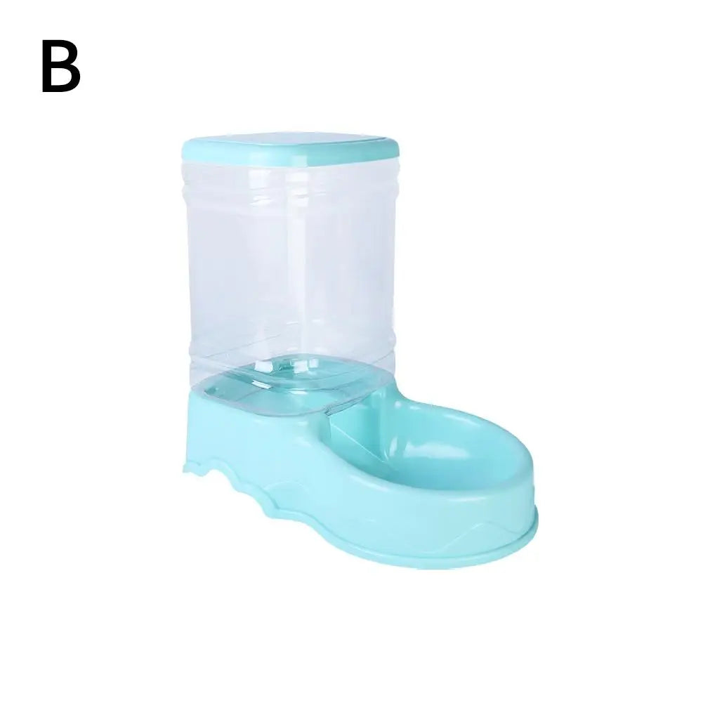 3.8L Automatic Pet Feeder Water Fountain Drink Bowl Large