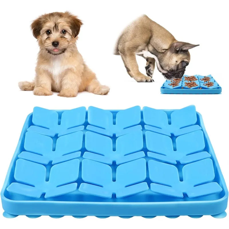 Pet Slow Feeders Silicone Sniff-Pad Pet Lick Treat Training Pad