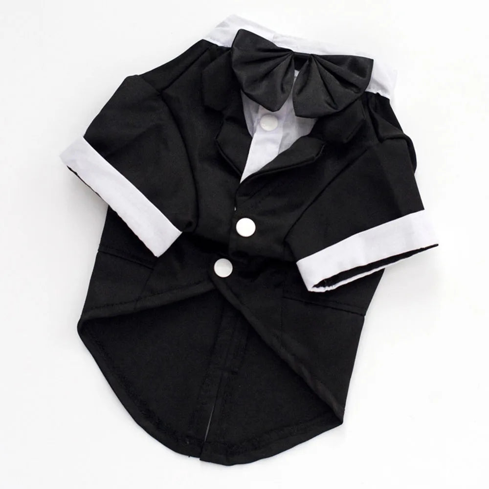Dog Tuxedo Dog Suit Puppy Pet Tuxedo Wedding Party Costume