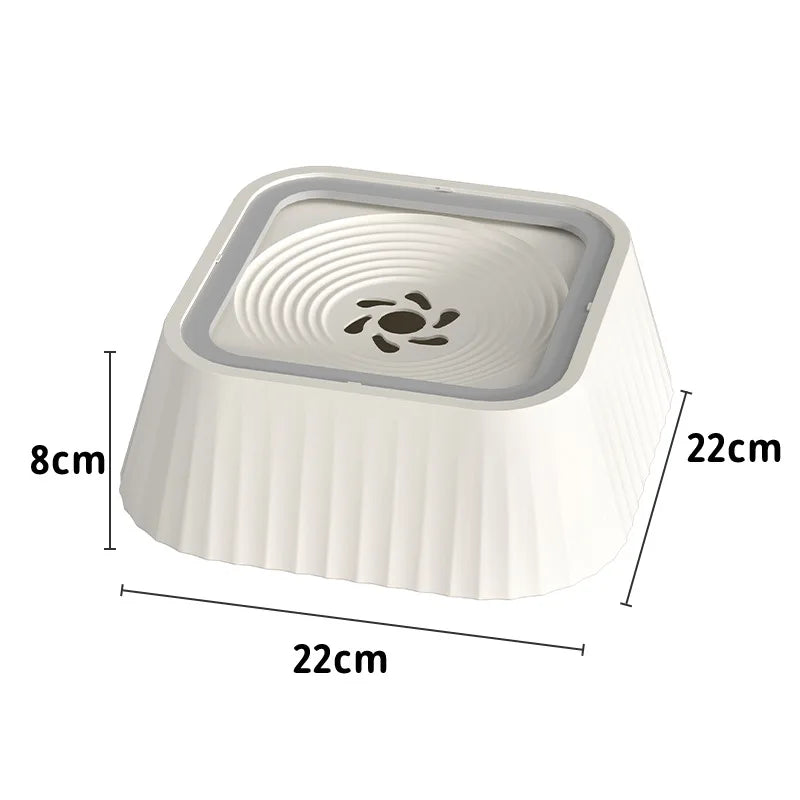 Pet Water Bowl Non-wet Mouth Cat Neck Guard Dog Buoyancy