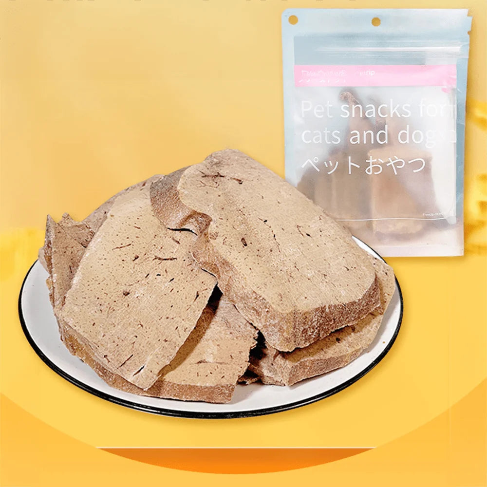 7.05oz/14.11oz(200g/400g) Beef Liver Slice, All Natural