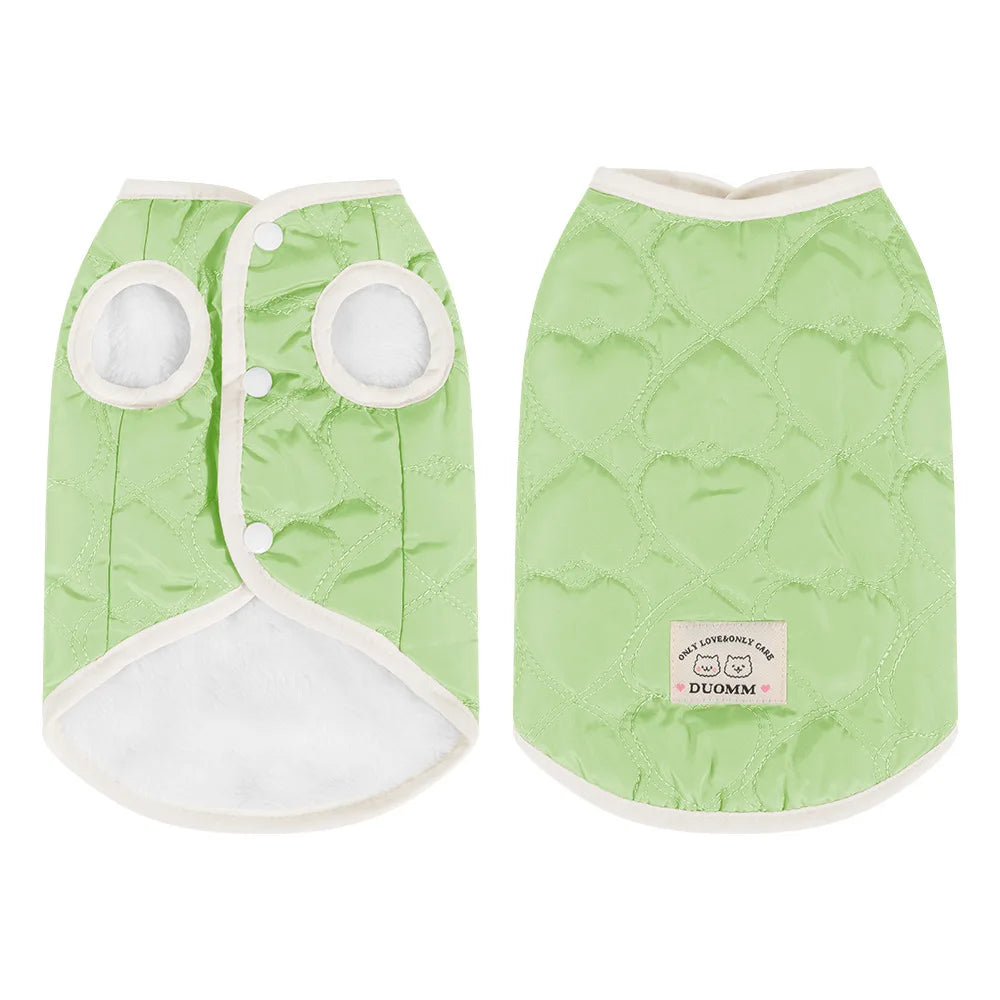 Macaron Color Cat Sweater, Warm Kitten Clothing Vest