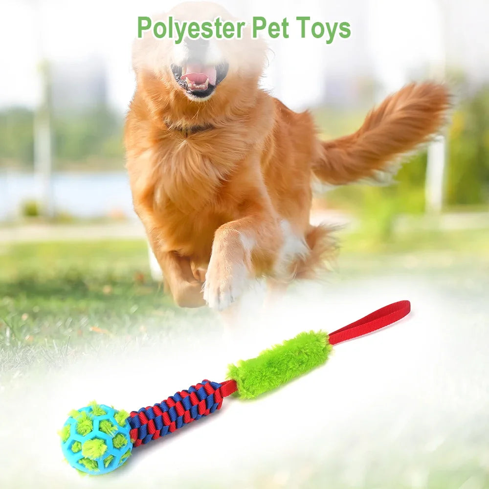 Creative Colorful Pet Chew Toy Plush Squeaky Grind