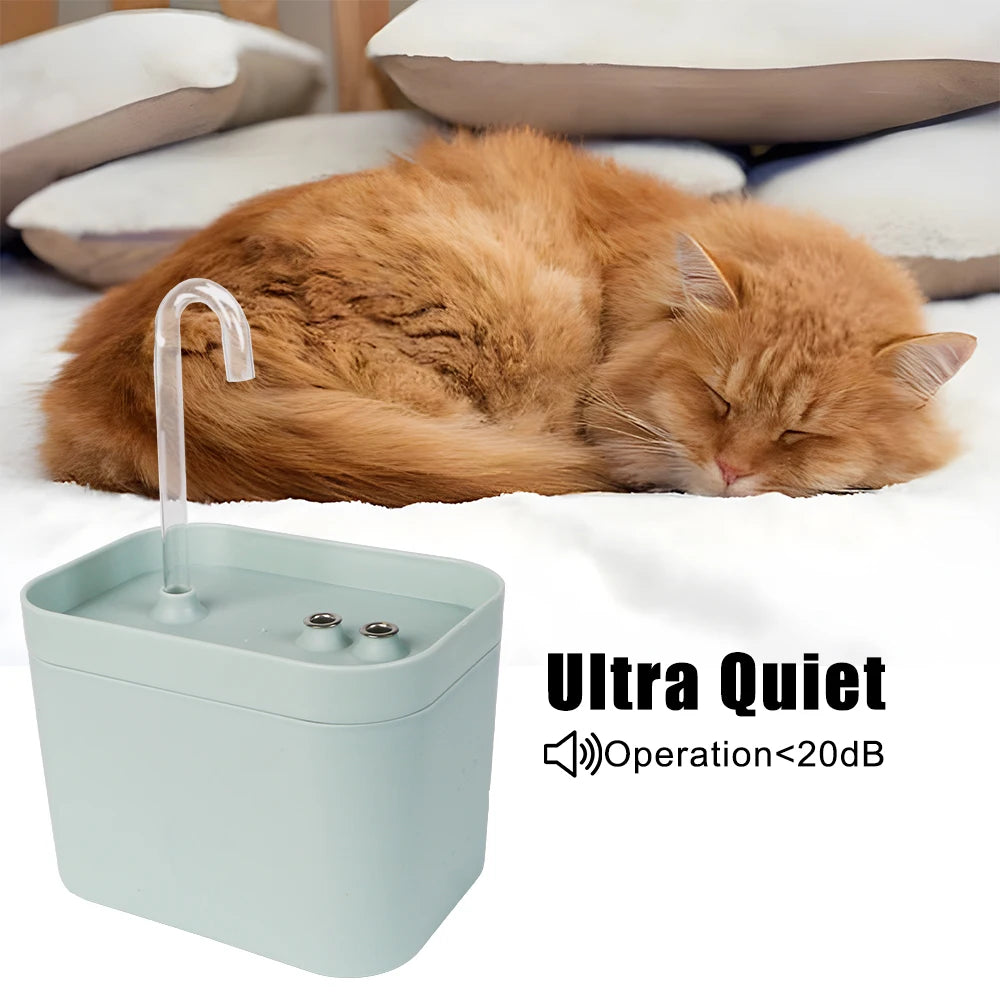 Recirculate Filtring Auto Filter Dispenser for Cats Pet Water