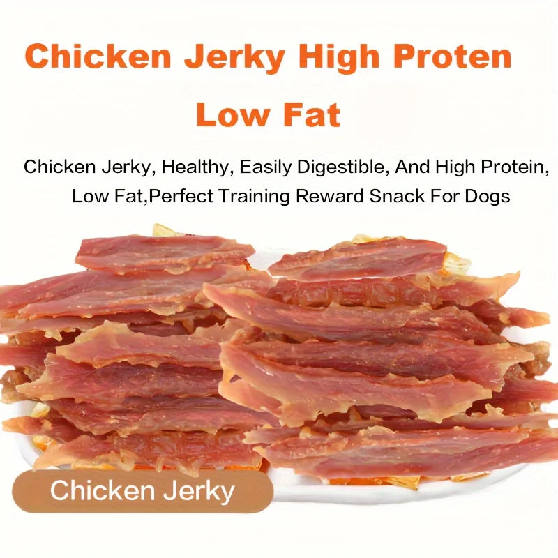 2-Pack(2 x 200g/7.05oz)Chicken Jerky Treats For Small