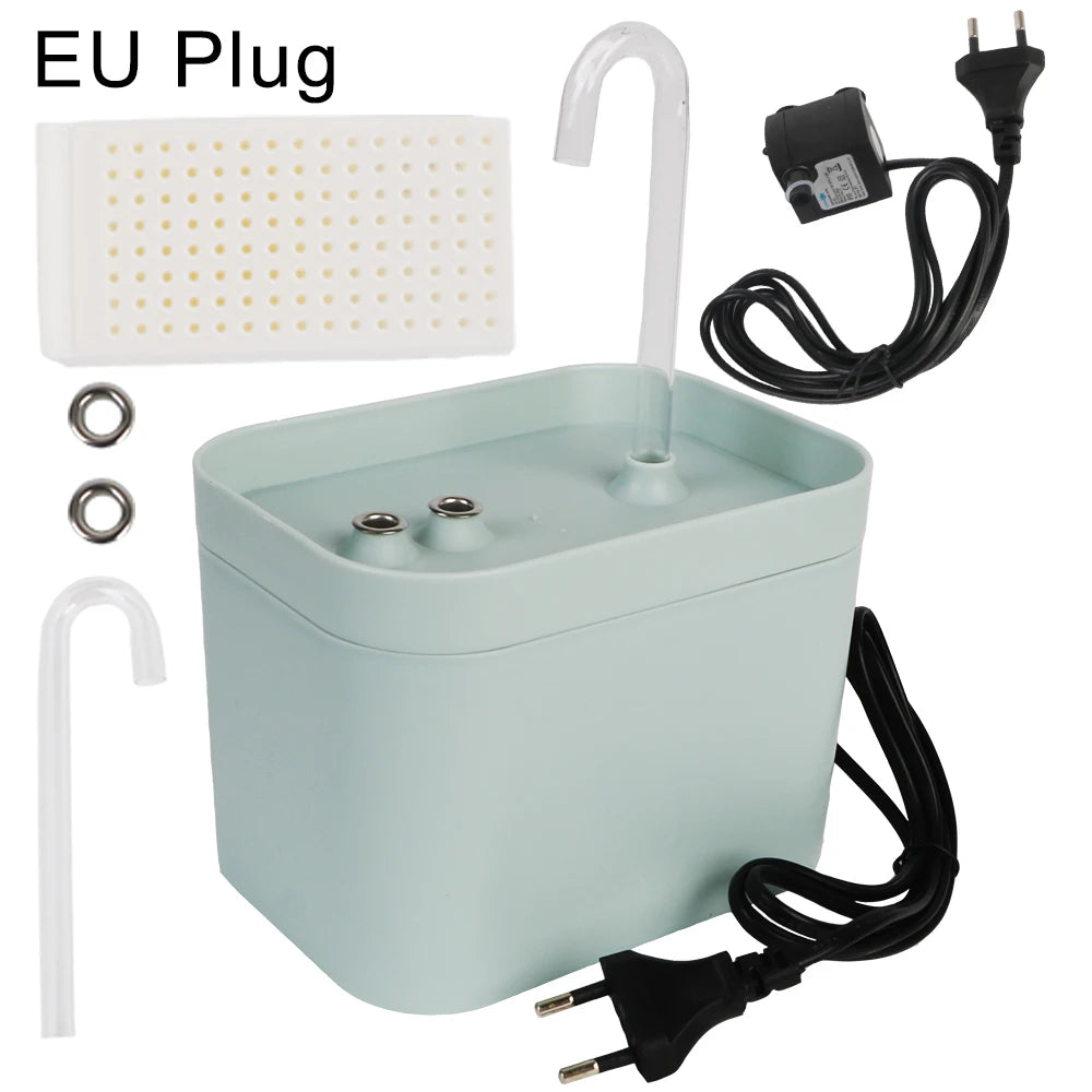 Recirculate Filtring Auto Filter Dispenser for Cats Pet Water