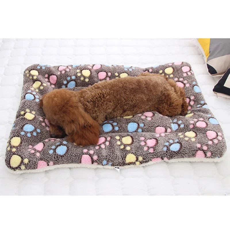 Soft Flannel Pet Mat dog Bed Winter Thicken Warm Cat Dog