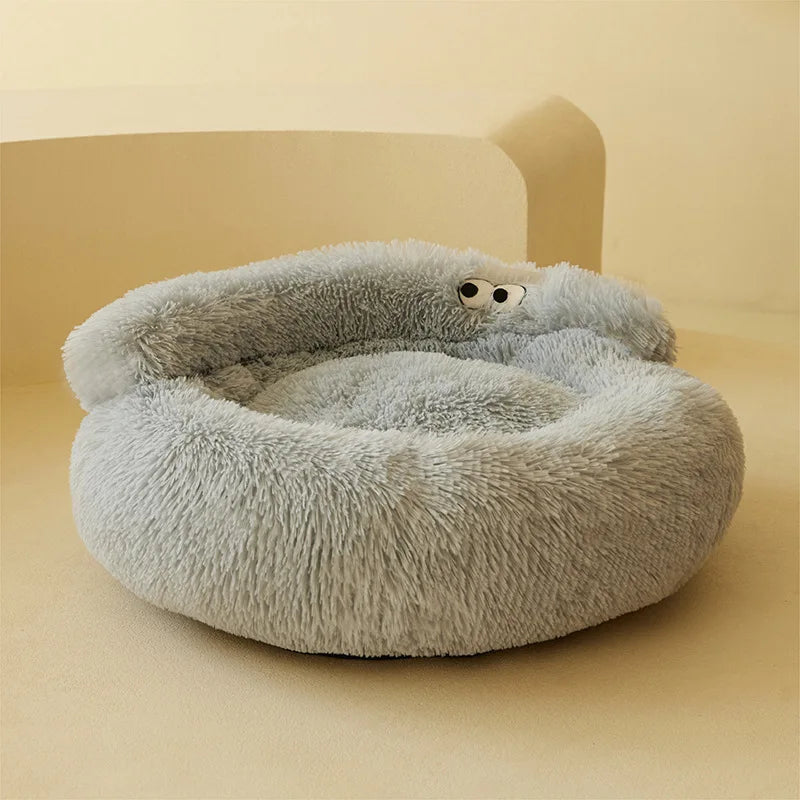 Super Cat Bed Warm Sleeping Cat Nest Soft Long Plush Best Pet