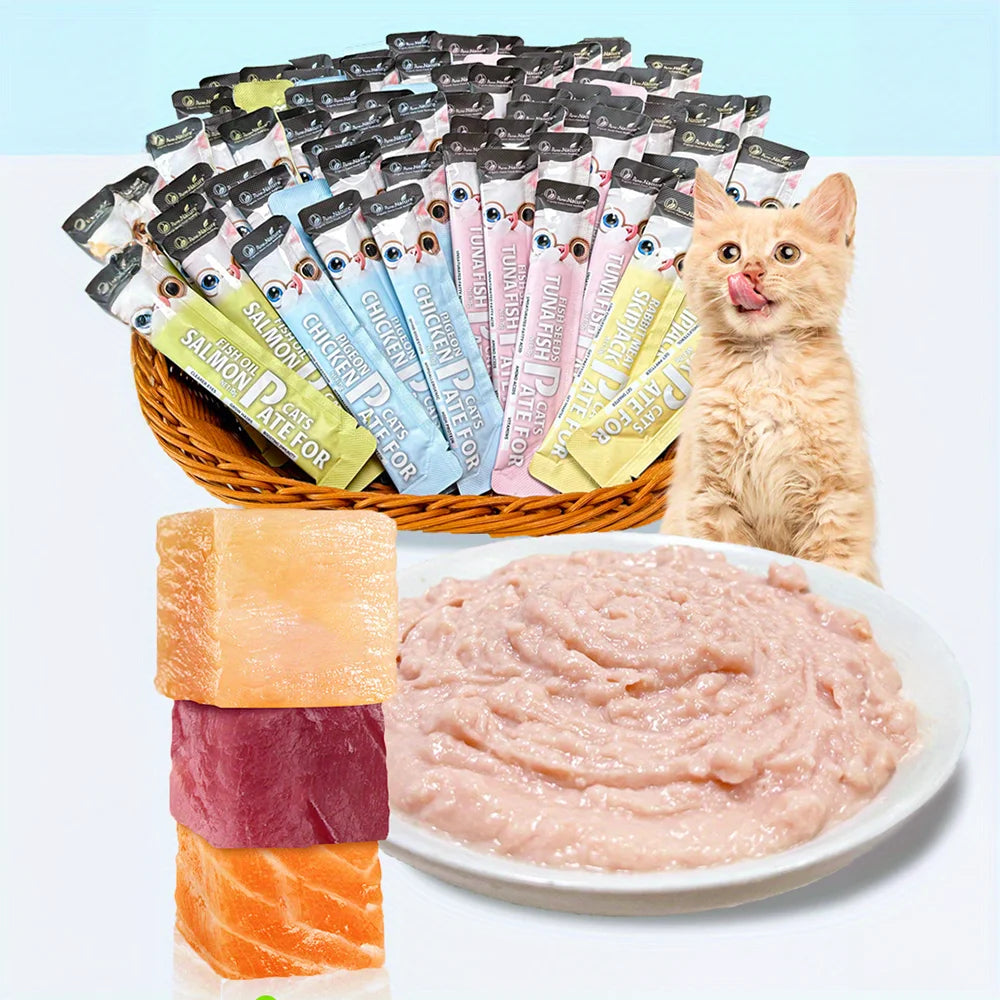 10.58oz(300g) Cat Stick, Chicken Flavor, Skipjack & Rabbit Flavor