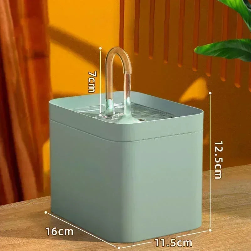 15L Ultra Quiet USB Pet Fountain with Built in Filter for Cats