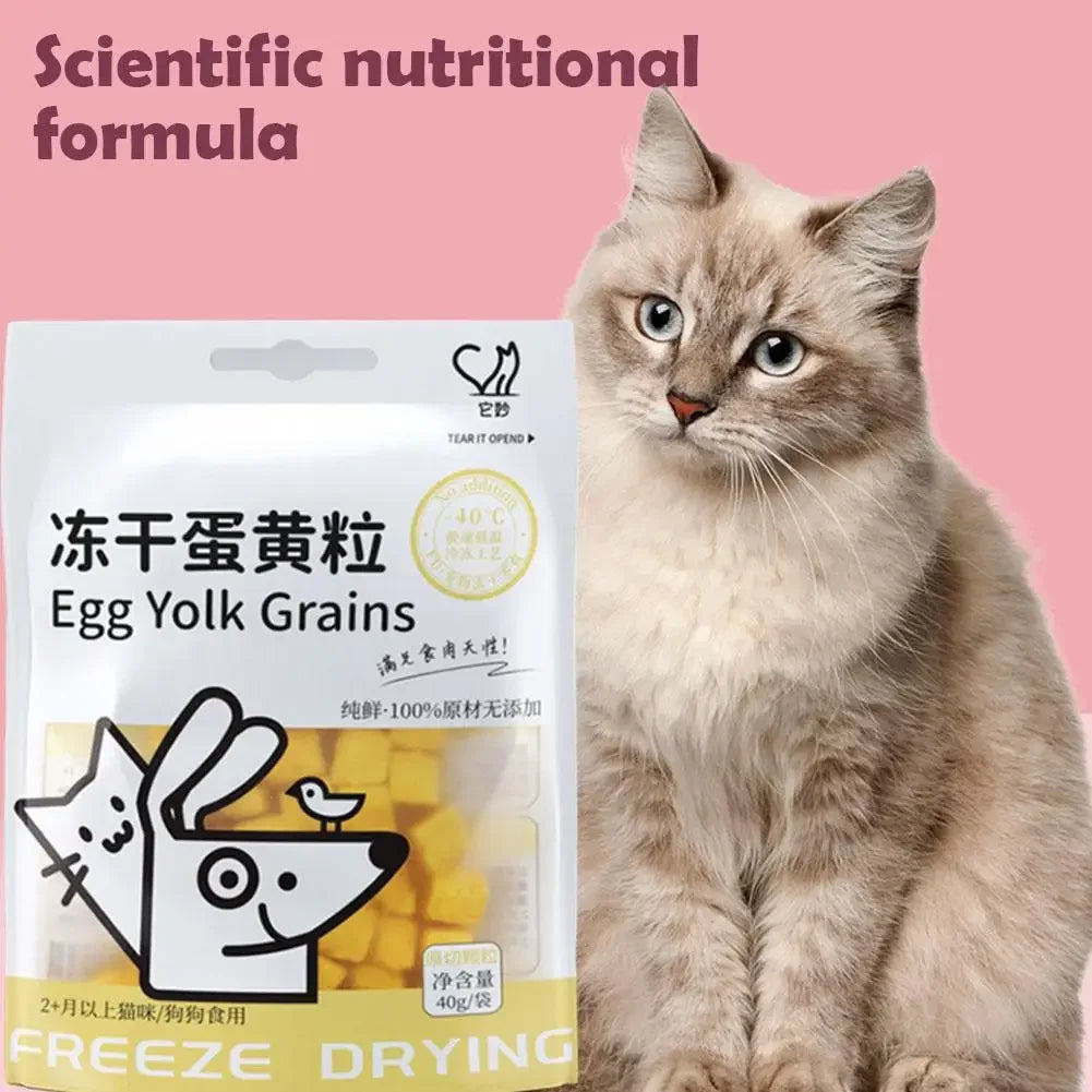 40g Freeze Dried Egg Yolk Granules Beautify Smoothing