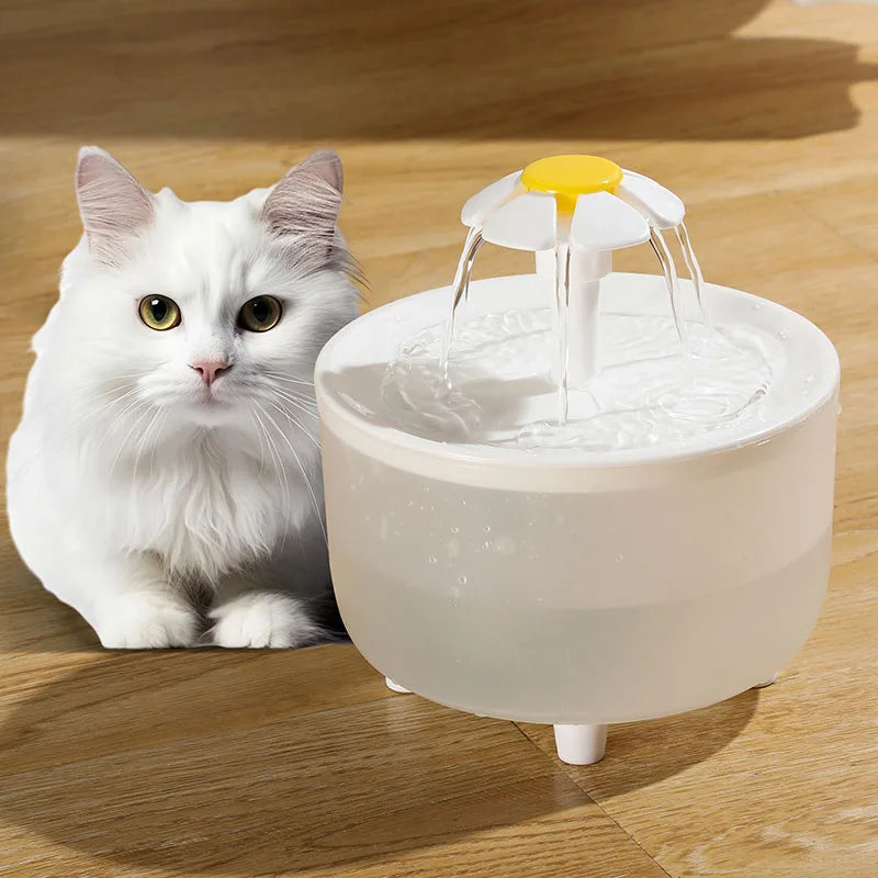 1L Pet Water Fountain Automatic Cat Drink Bowl Filter EU