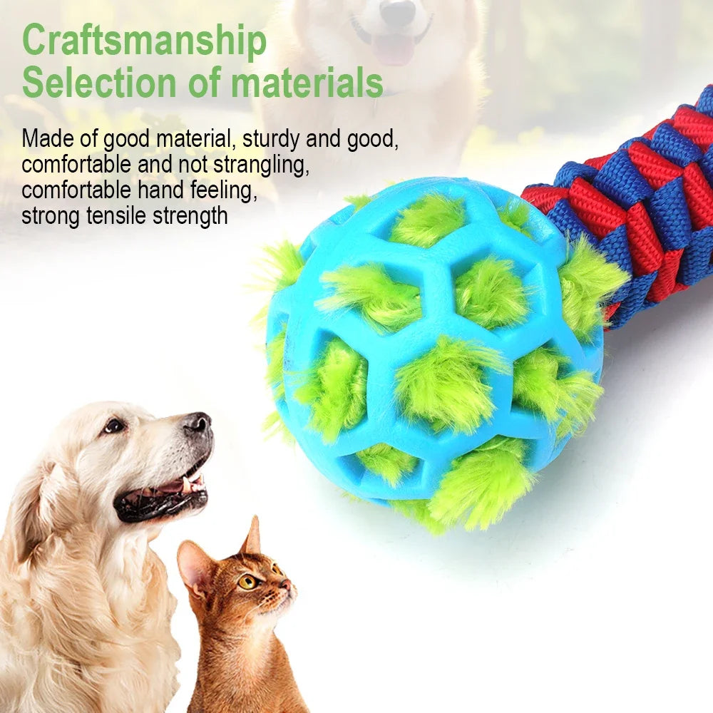Creative Colorful Pet Chew Toy Plush Squeaky Grind