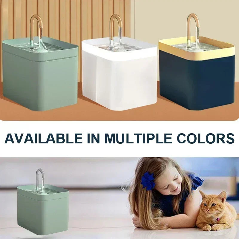 15L Ultra Quiet USB Pet Fountain with Built in Filter for Cats