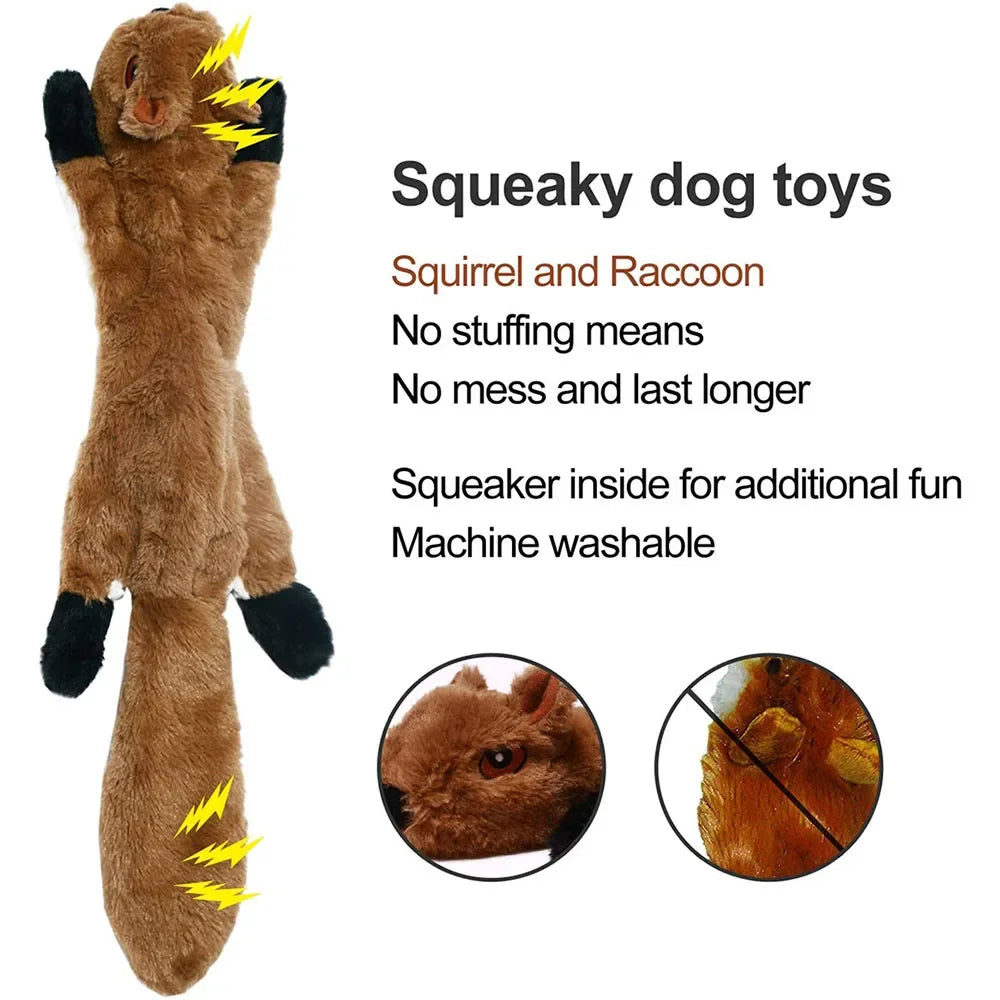 5 Pack Funny Simulated Animal No Stuffing Dog Toy