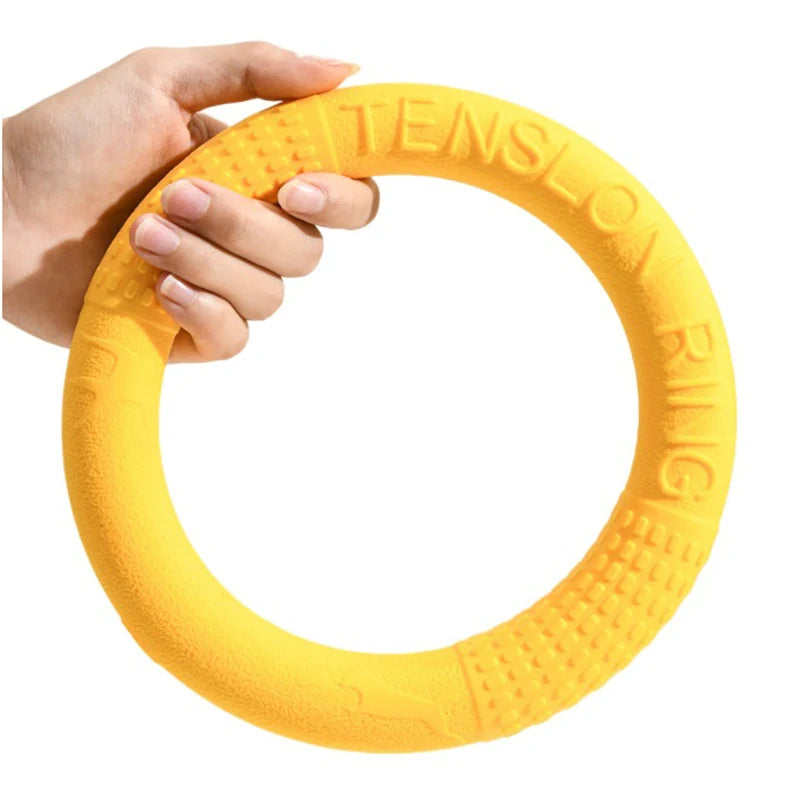 EVA Dog Flying Disc Toy Floating Chew Ring for Fetch