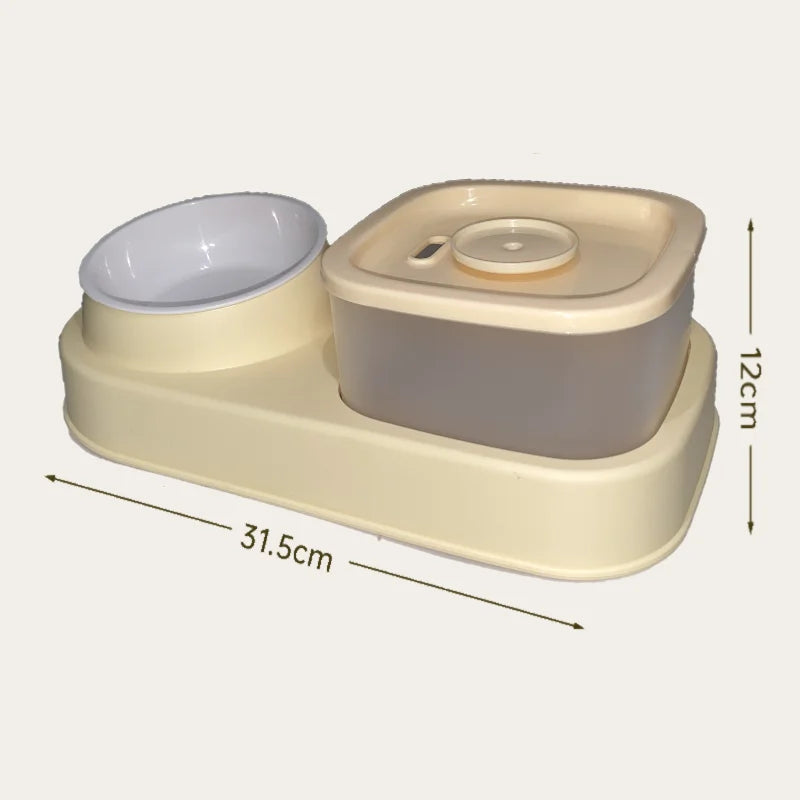 2-in-1 Pets Water Fountain Auto Filter Mute Cat Drinker