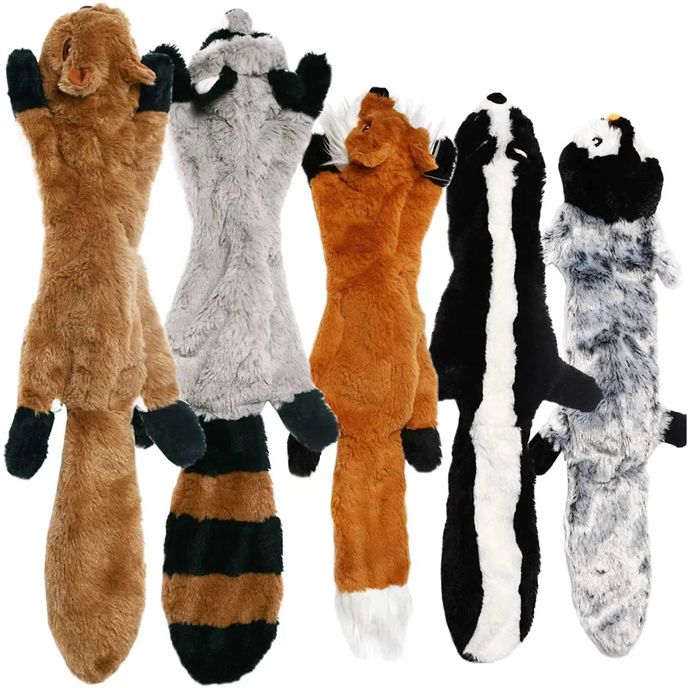 5 Pack Funny Simulated Animal No Stuffing Dog Toy