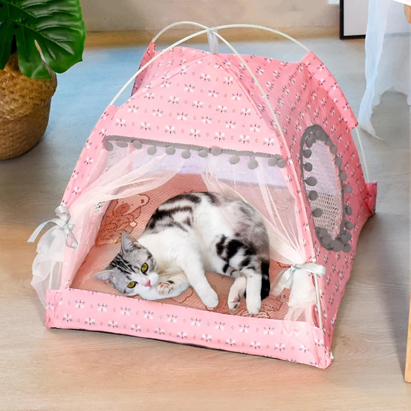 Cat Broken Flower Tent Semi Enclosed Internet Celebrity Tent