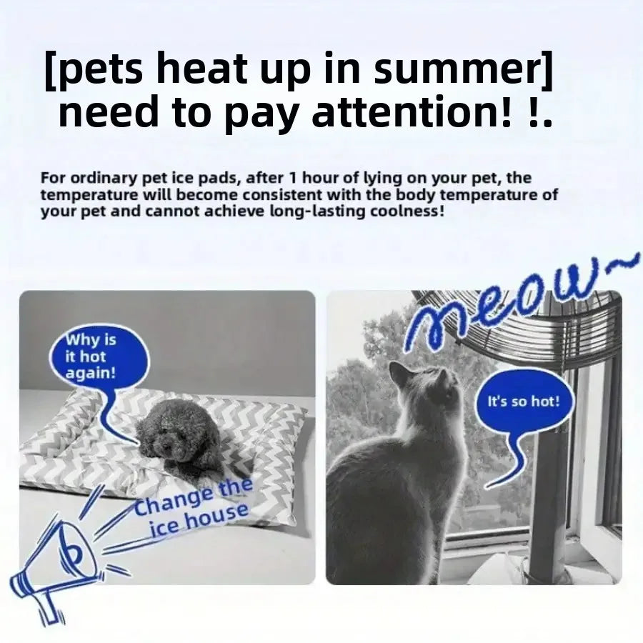 summer small Cat dog Ice House Air Conditioning BED Summer