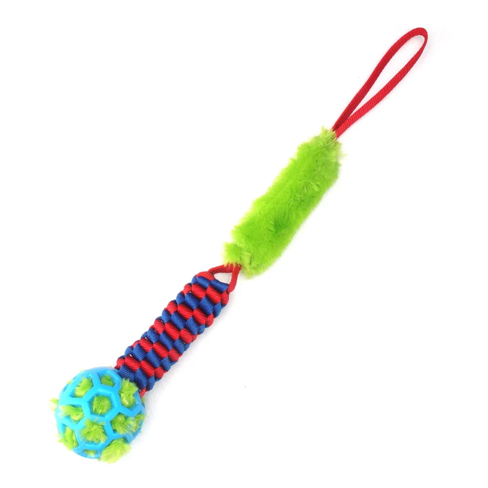 Creative Colorful Pet Chew Toy Plush Squeaky Grind
