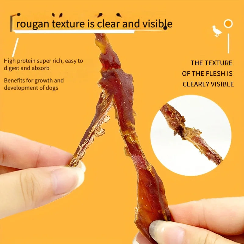 2-Pack(2 x 200g/7.05oz)Chicken Jerky Treats For Small