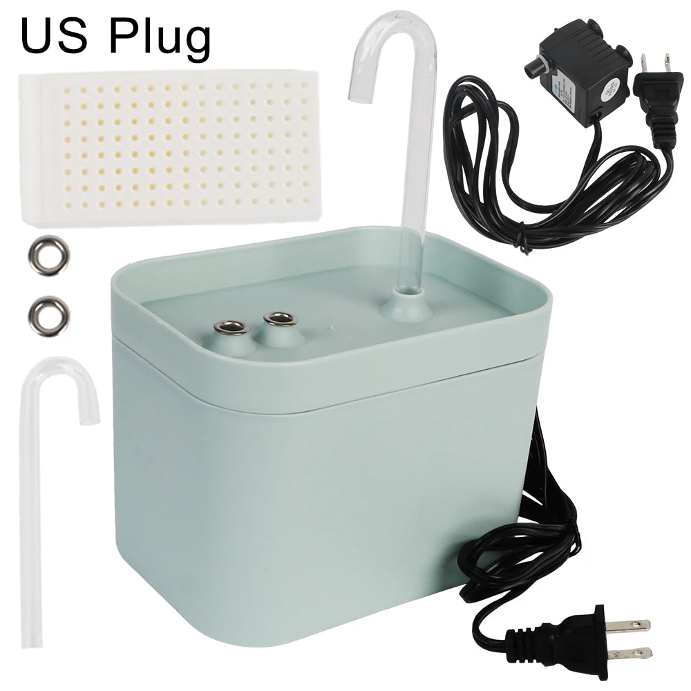 Recirculate Filtring Auto Filter Dispenser for Cats Pet Water