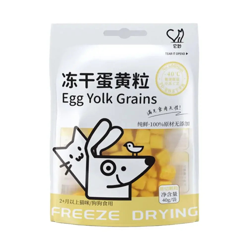 40g Freeze Dried Egg Yolk Granules Beautify Smoothing