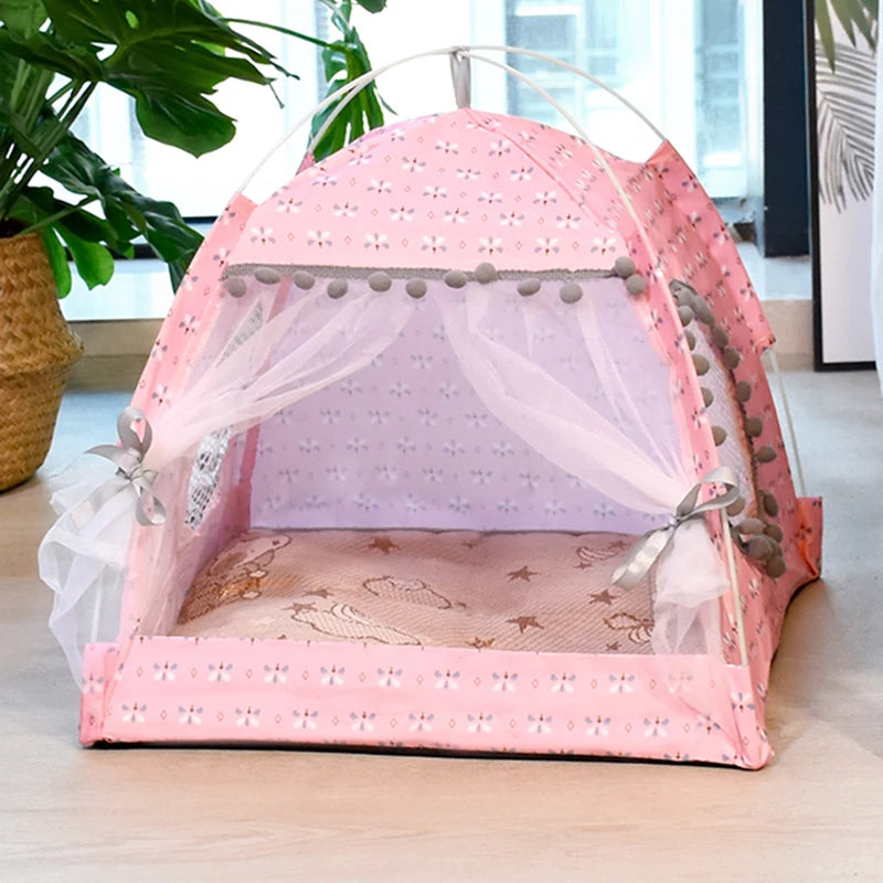 Cat Broken Flower Tent Semi Enclosed Internet Celebrity Tent
