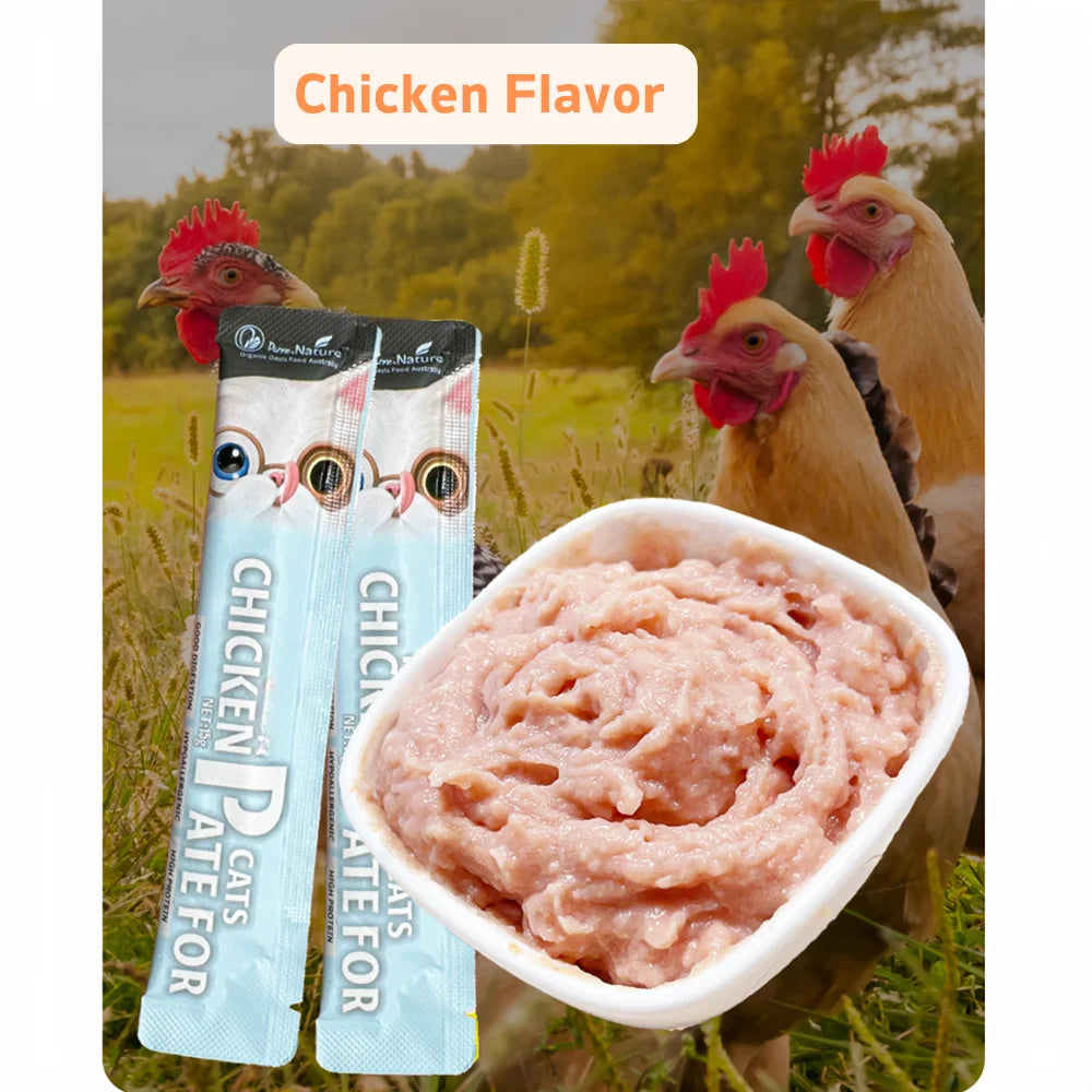 10.58oz(300g) Cat Stick, Chicken Flavor, Skipjack & Rabbit Flavor
