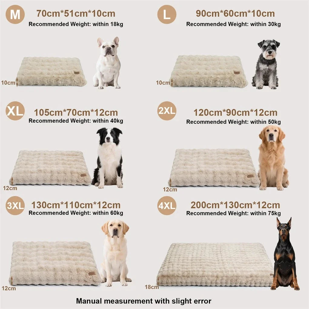 BINGOPAW Ultra-soft Dog Bed Pet Cozy Sleep Bed Cat Calming Bed