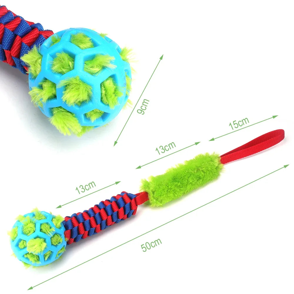 Creative Colorful Pet Chew Toy Plush Squeaky Grind