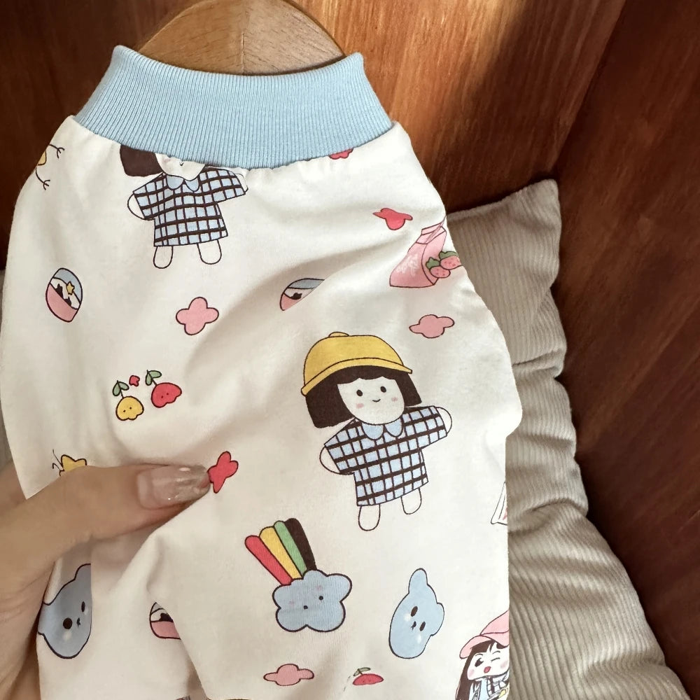 Soft Cotton Short Sleeves T-Shirt for Sphynx Cat Dogs