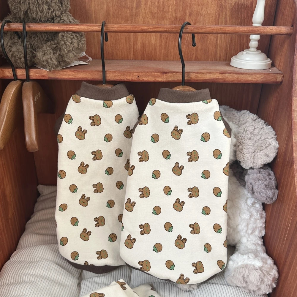Sphynx Cat Cotton Vest Sleeveless Khaki Shirt for Hairless Cat