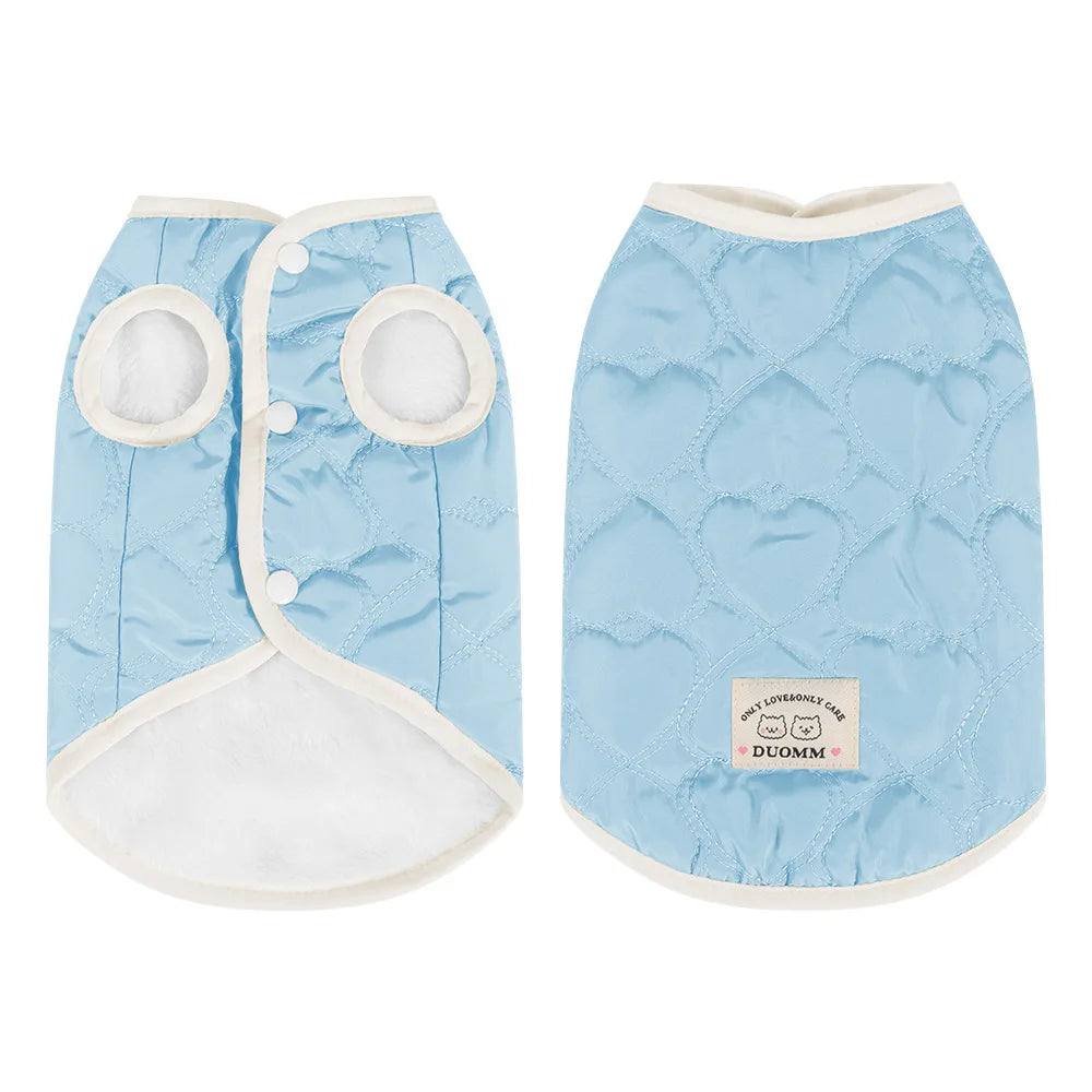 Macaron Color Cat Sweater, Warm Kitten Clothing Vest