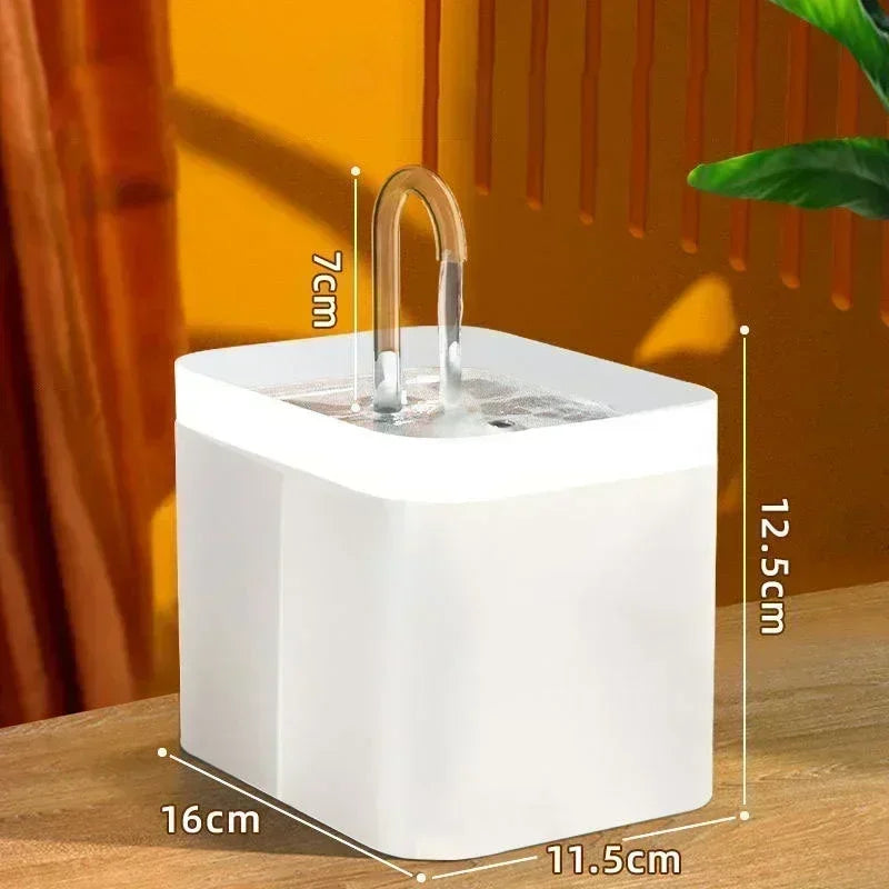 15L Ultra Quiet USB Pet Fountain with Built in Filter for Cats