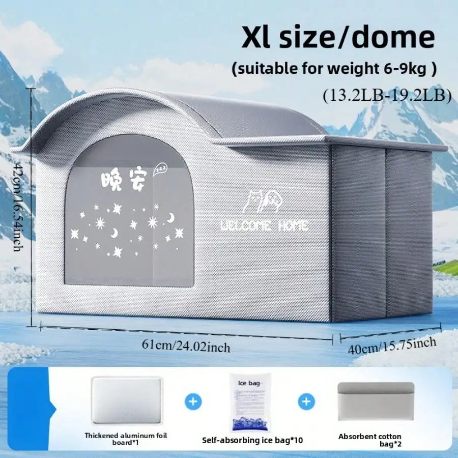 summer small Cat dog Ice House Air Conditioning BED Summer